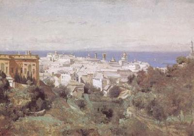 camille corot View of Genoa (mk09) oil painting image